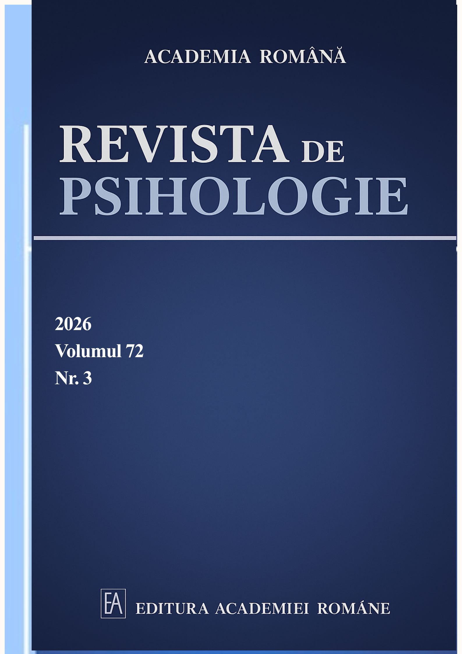					View Vol. 72 No. 3 (2026):  Journal of Psychology
				